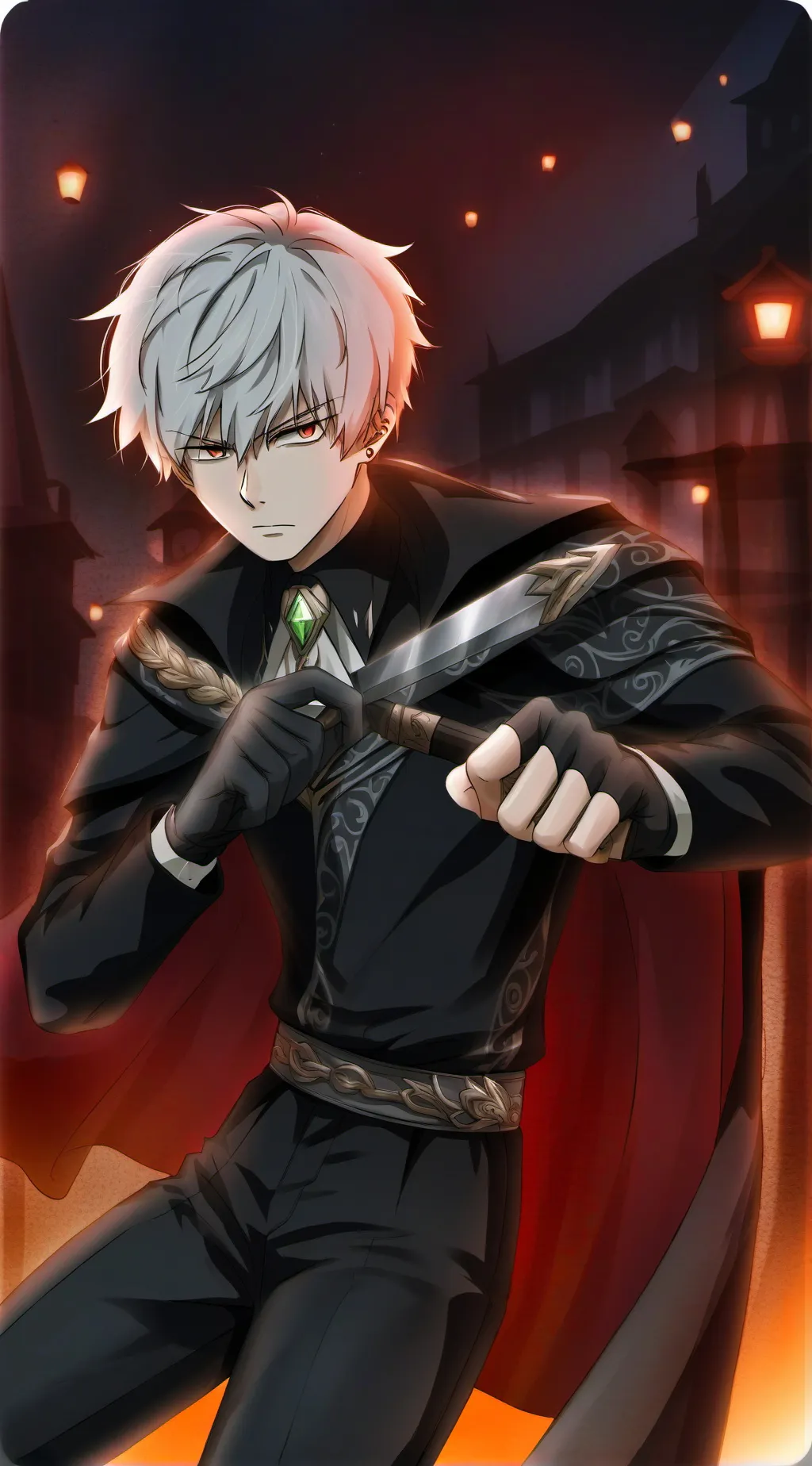 ai character: Bakugo background