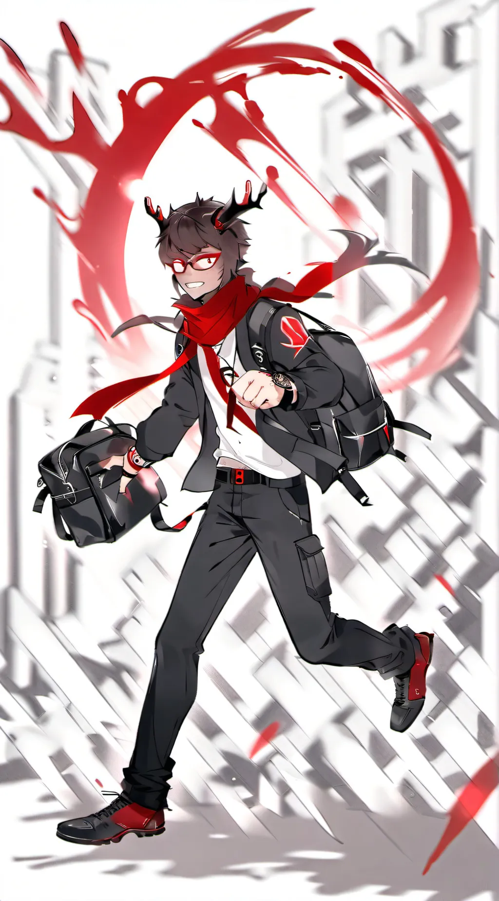 ai character: BadBoyHalo background