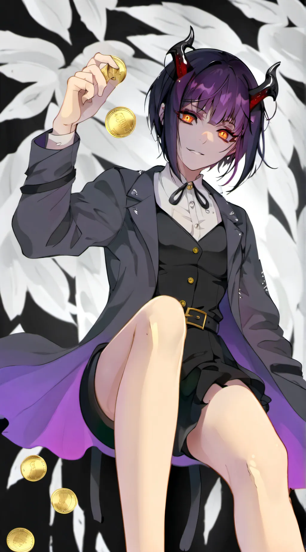 ai character: Obanai’s snake…. background