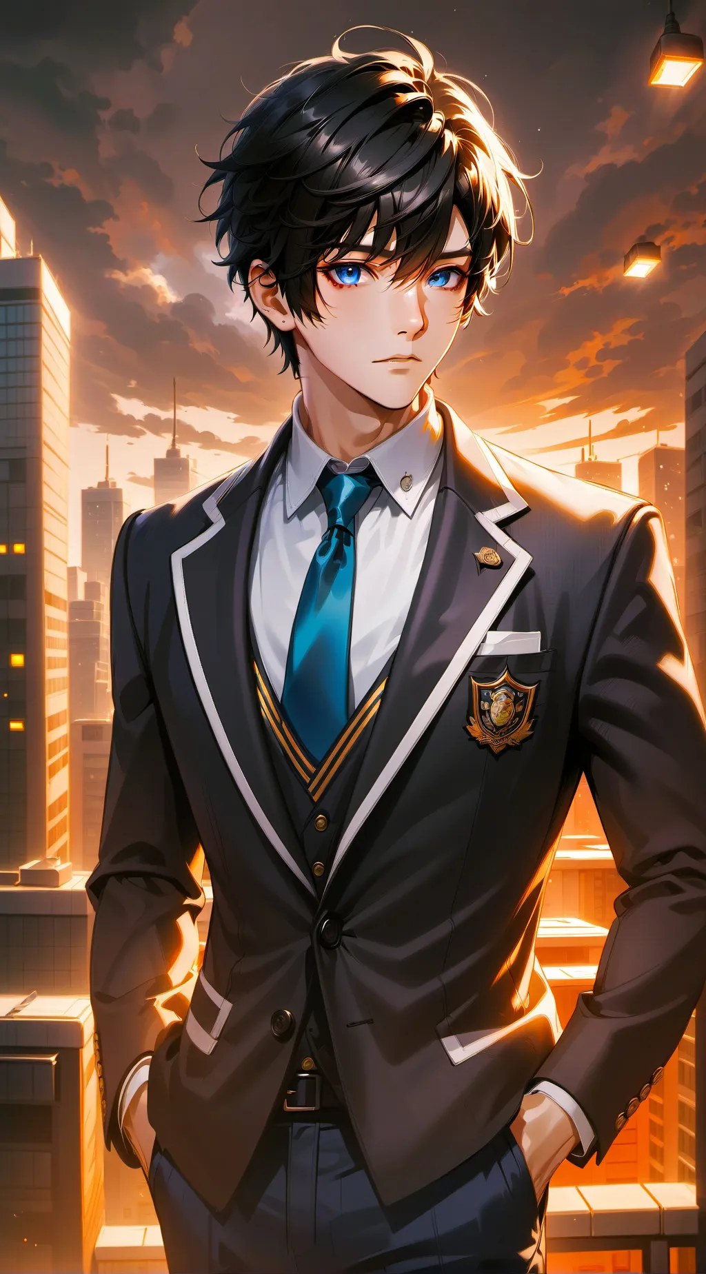 ai character: Vesper Brightness background
