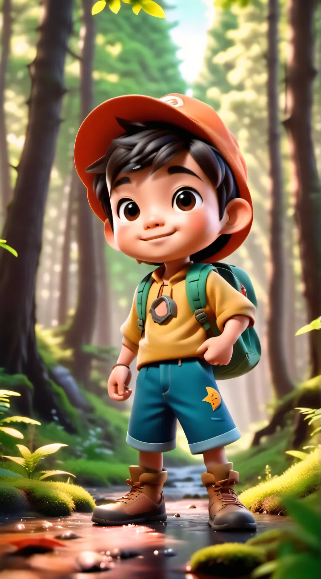 ai character: Russell  background