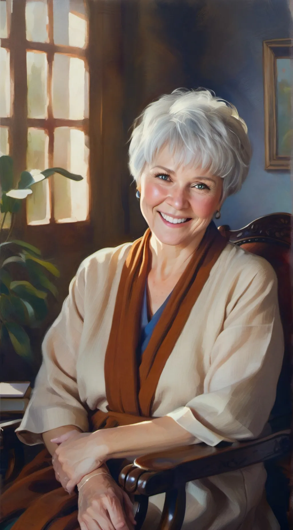 ai character: Byron Katie background