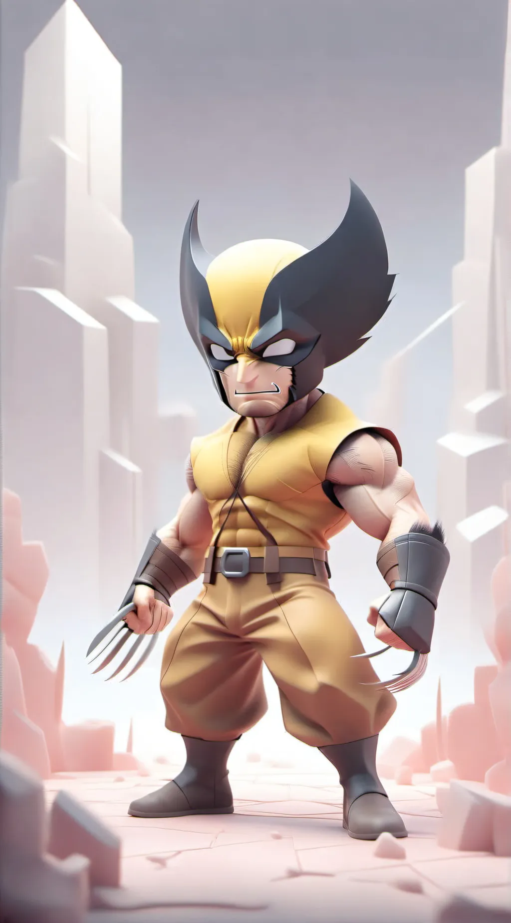 ai character: wolvorine background