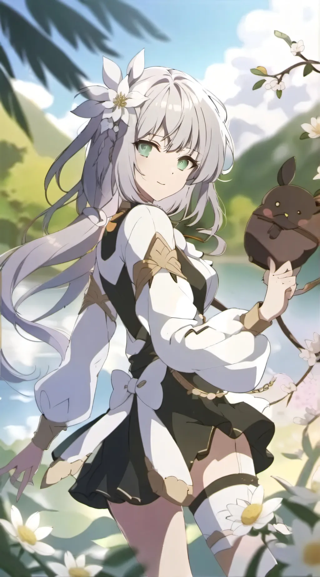ai character: Luna background