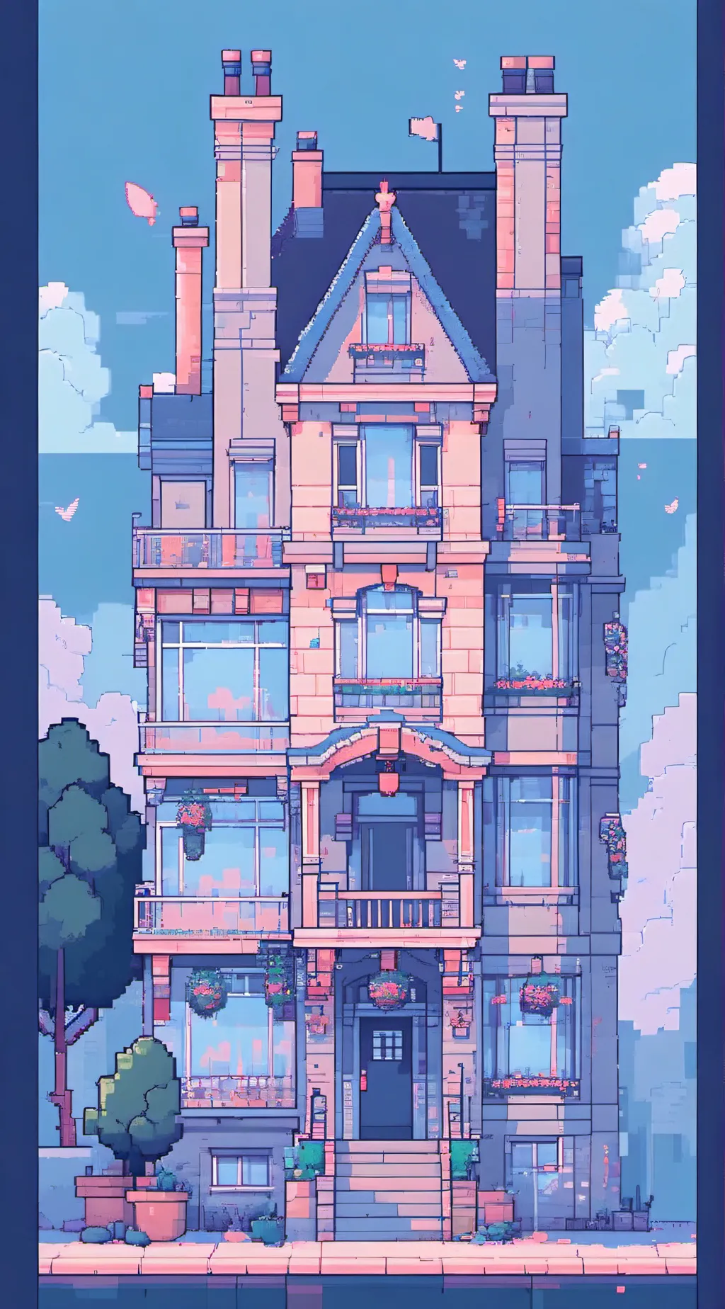 ai character: USA'S house background