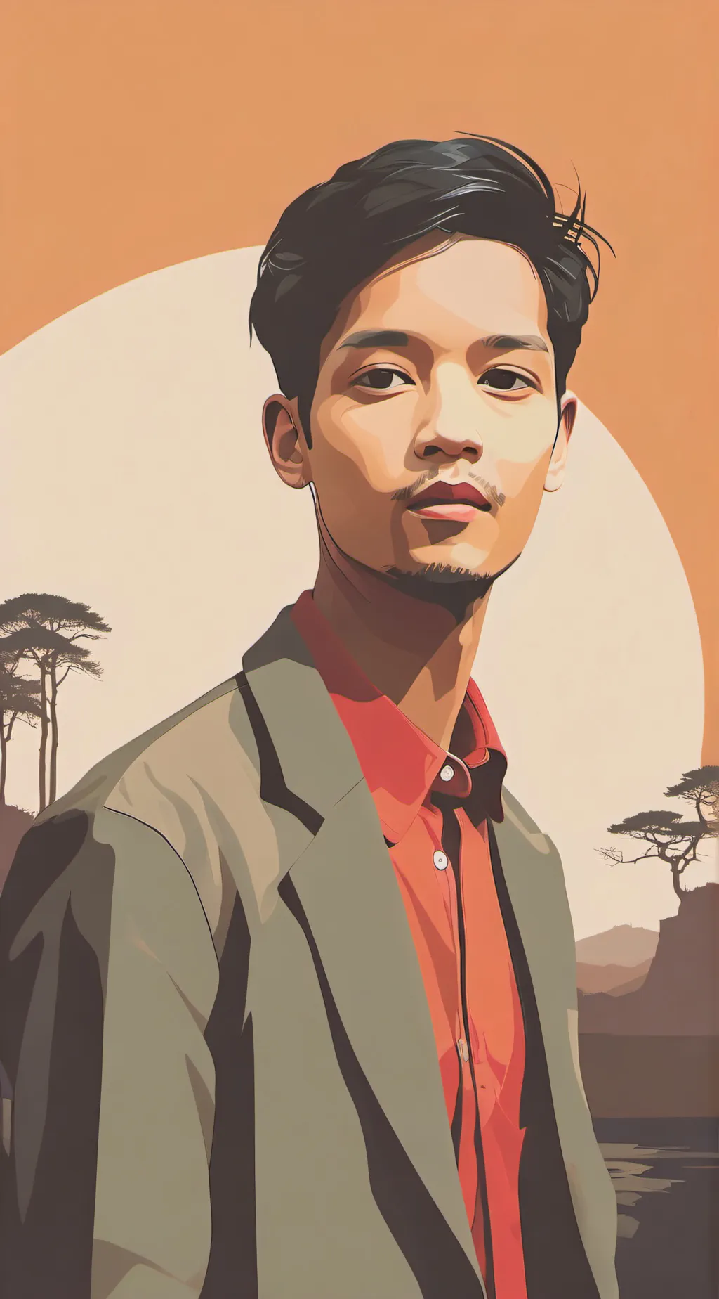 ai character: weather 😃 background