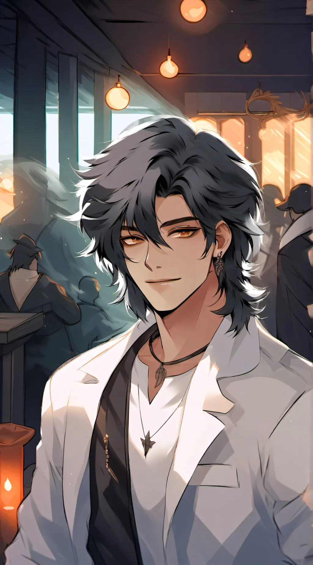ai character: Miles background