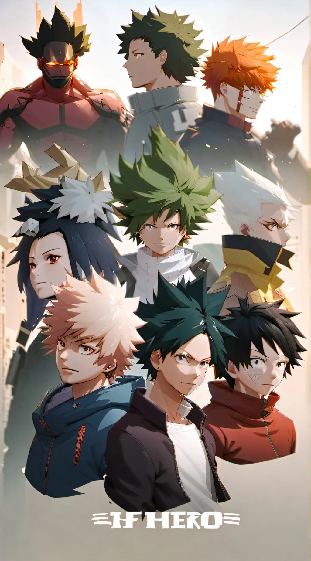 ai character: Mha background