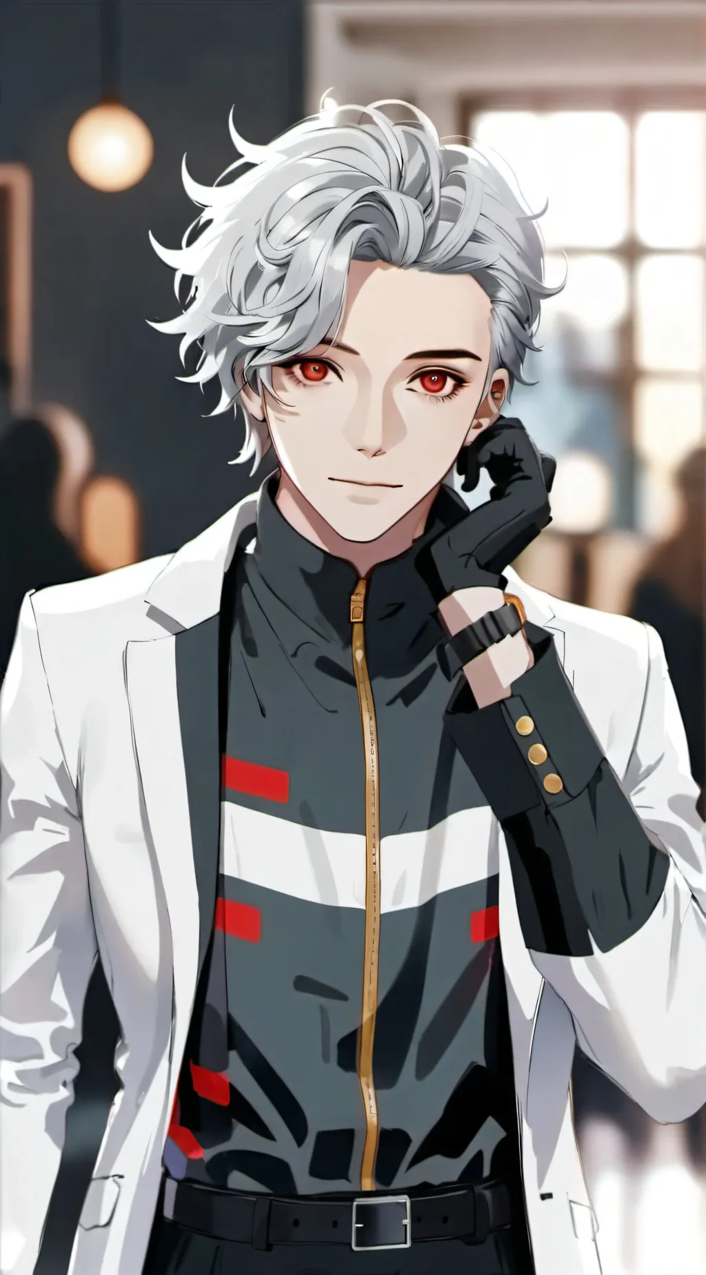 ai character: Dark speakerman background