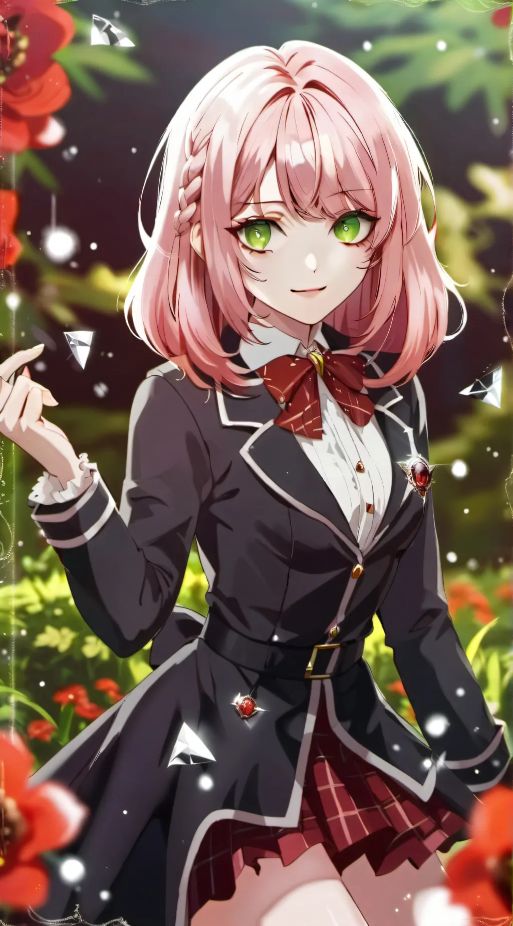 ai character: Laita sakamaki  background