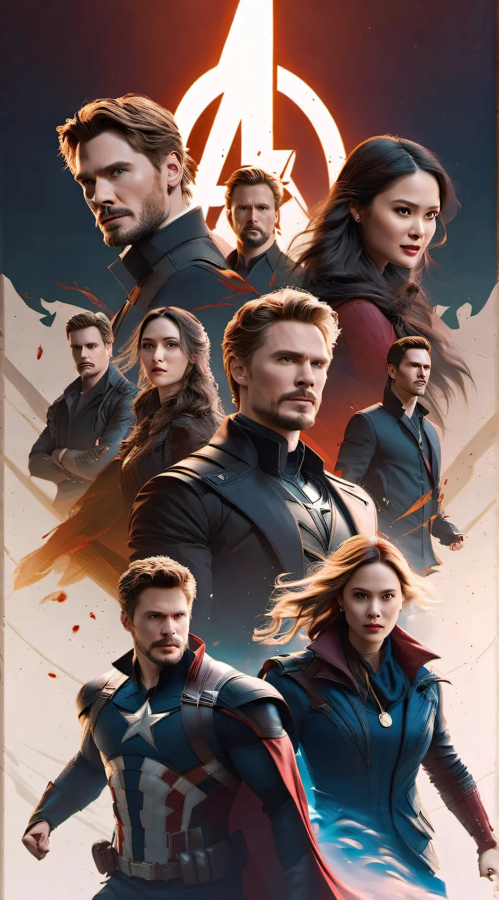 ai character: avengers 9 background