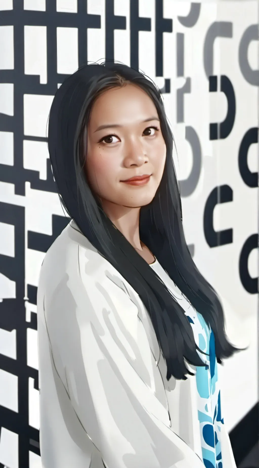 ai character: sofia background