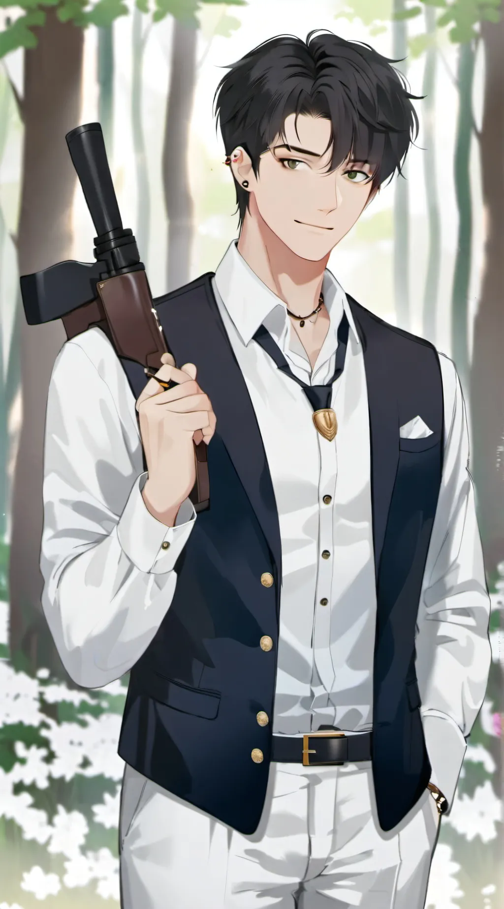 ai character: Chris background