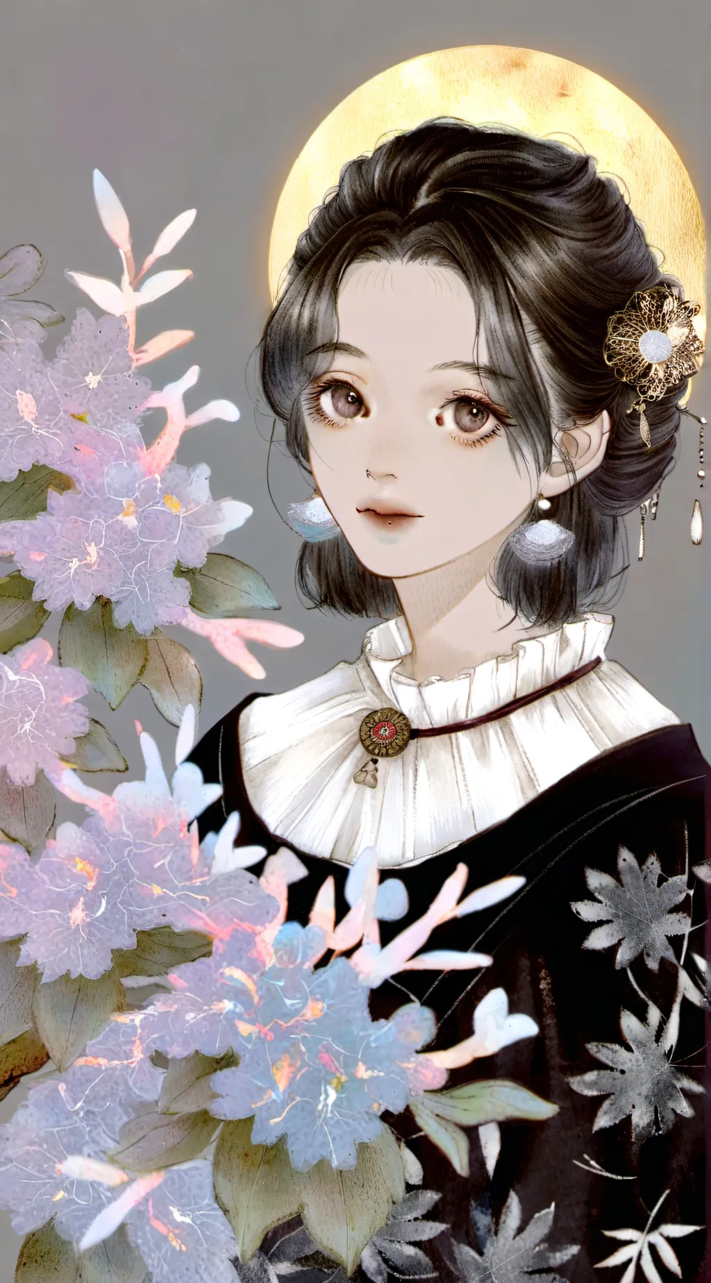 ai character: amber background