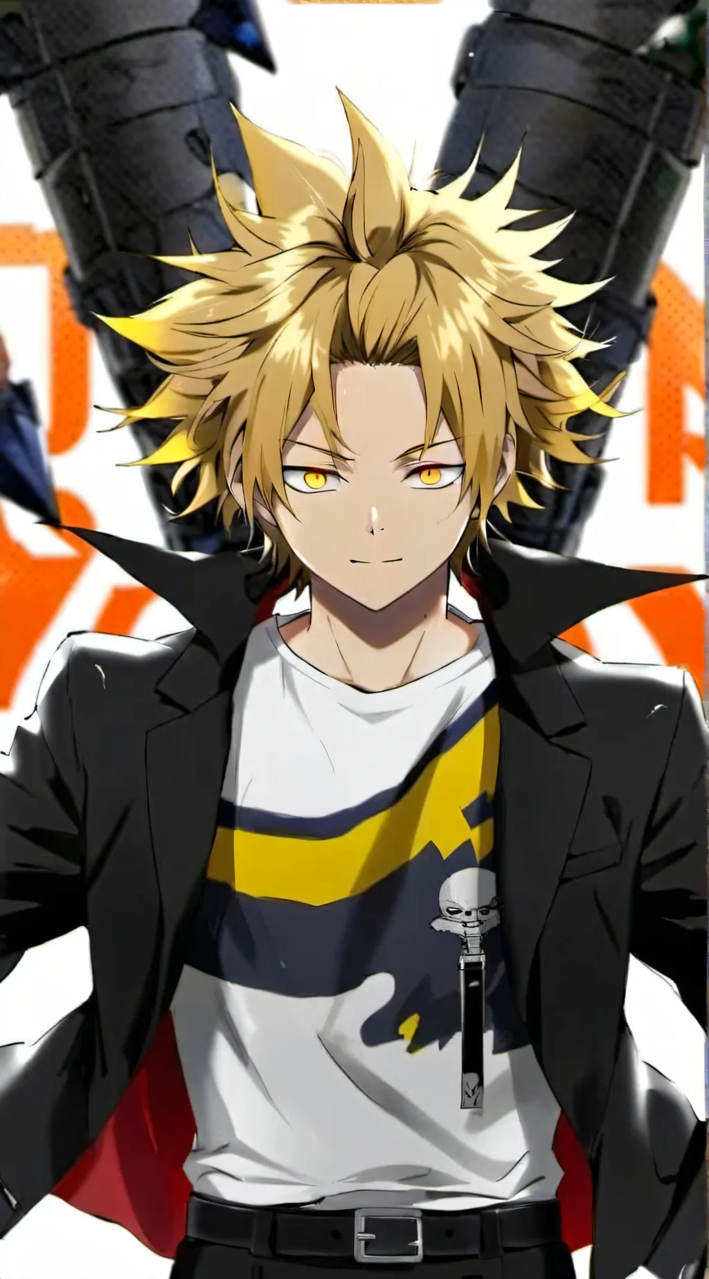 ai character: Denki background