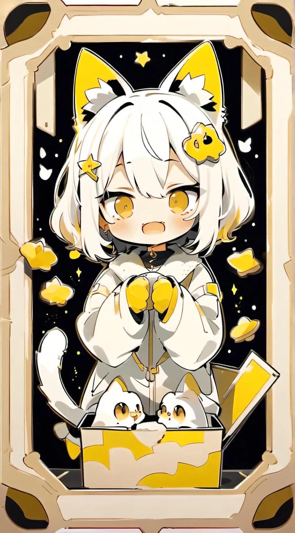 ai character: kitty background