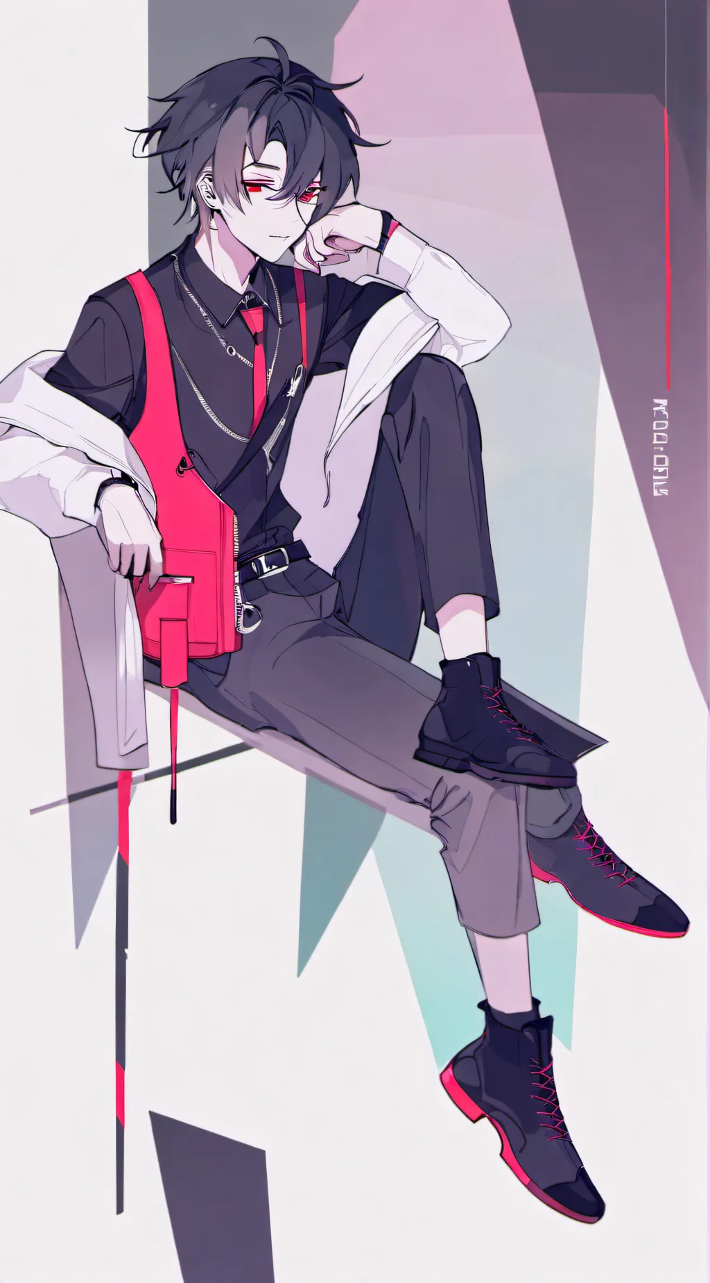 ai character: mark background