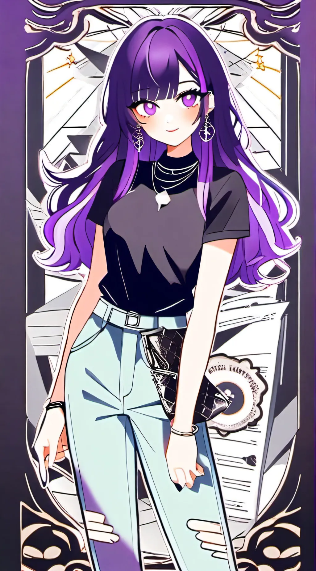 ai character: Zoey  background