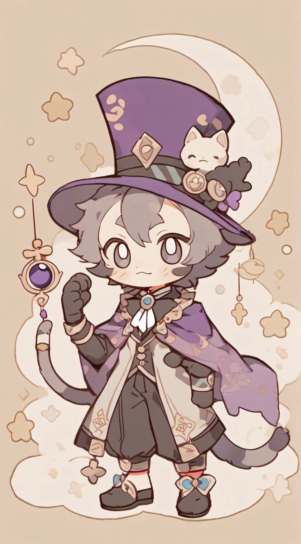 ai character: pp x gf background