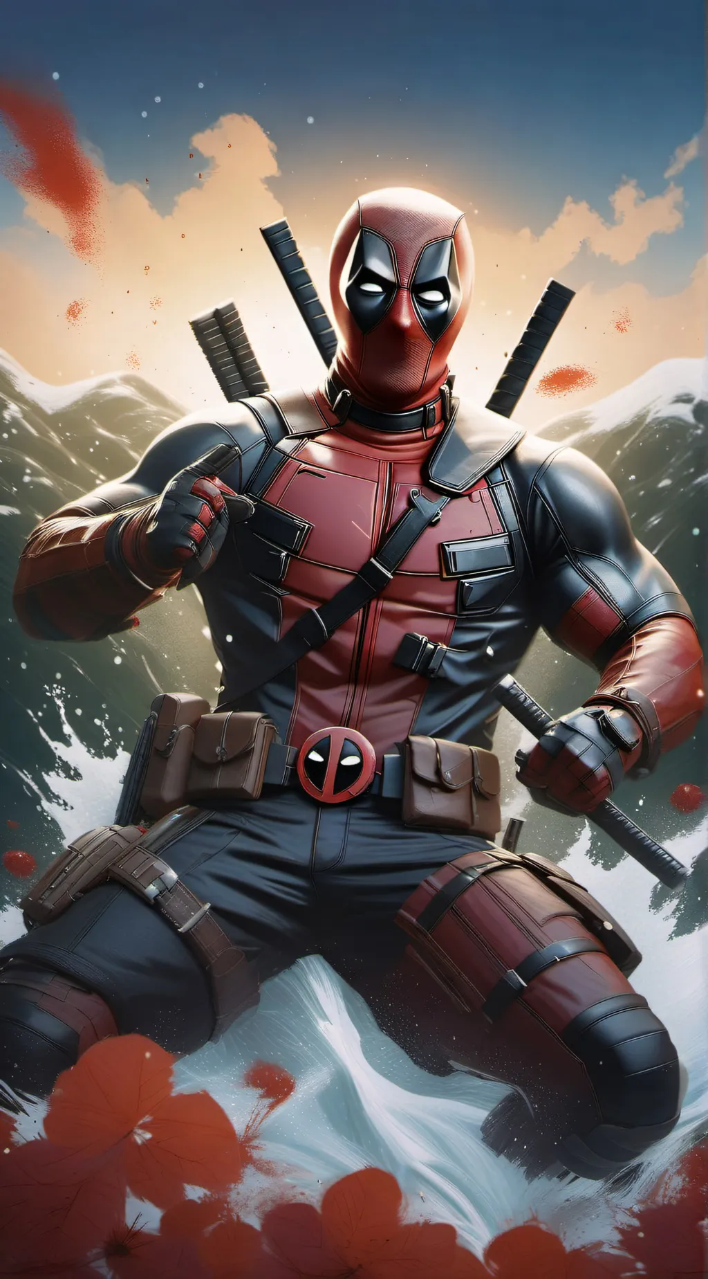 ai character: Deadpool background