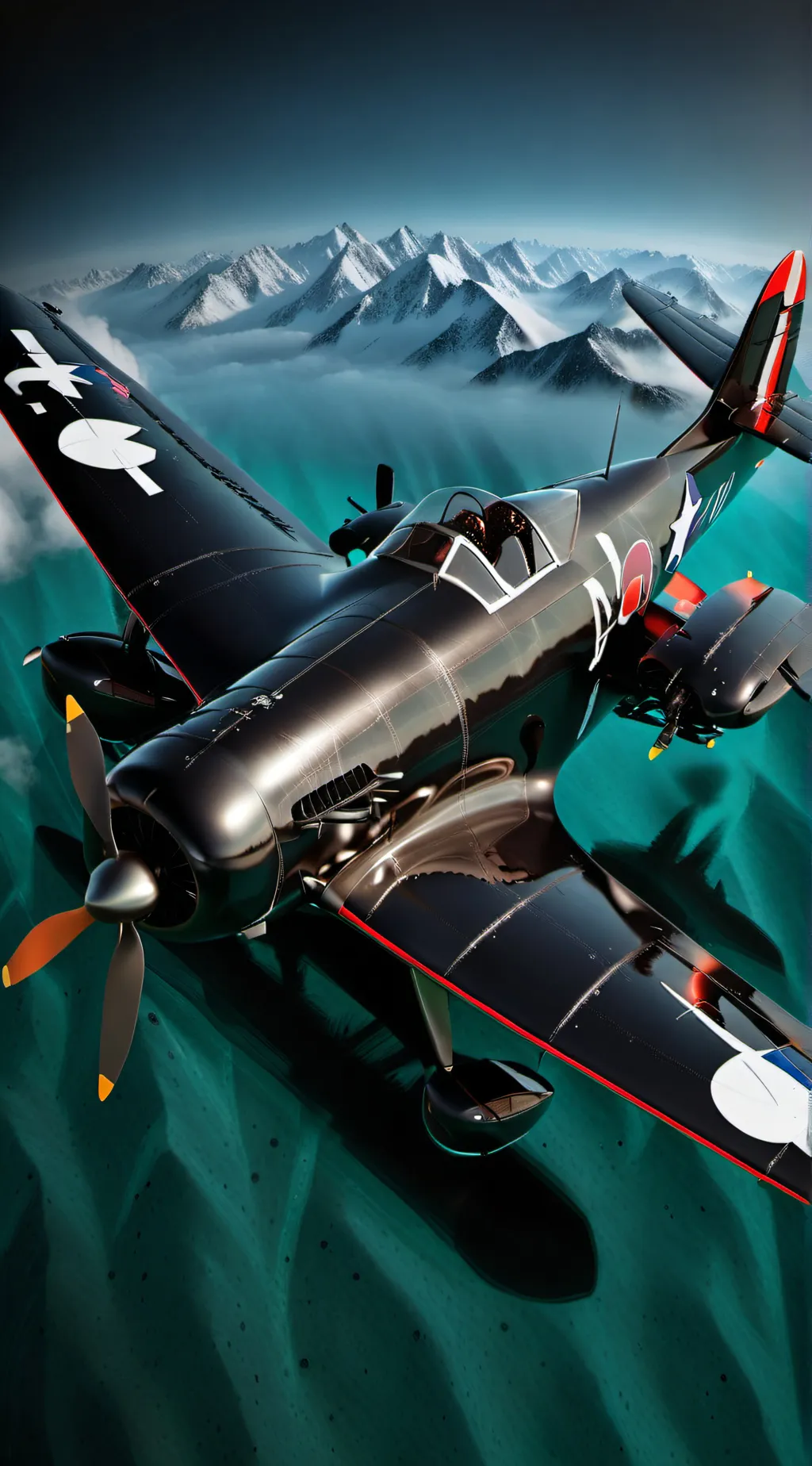 ai character: sigma plane background