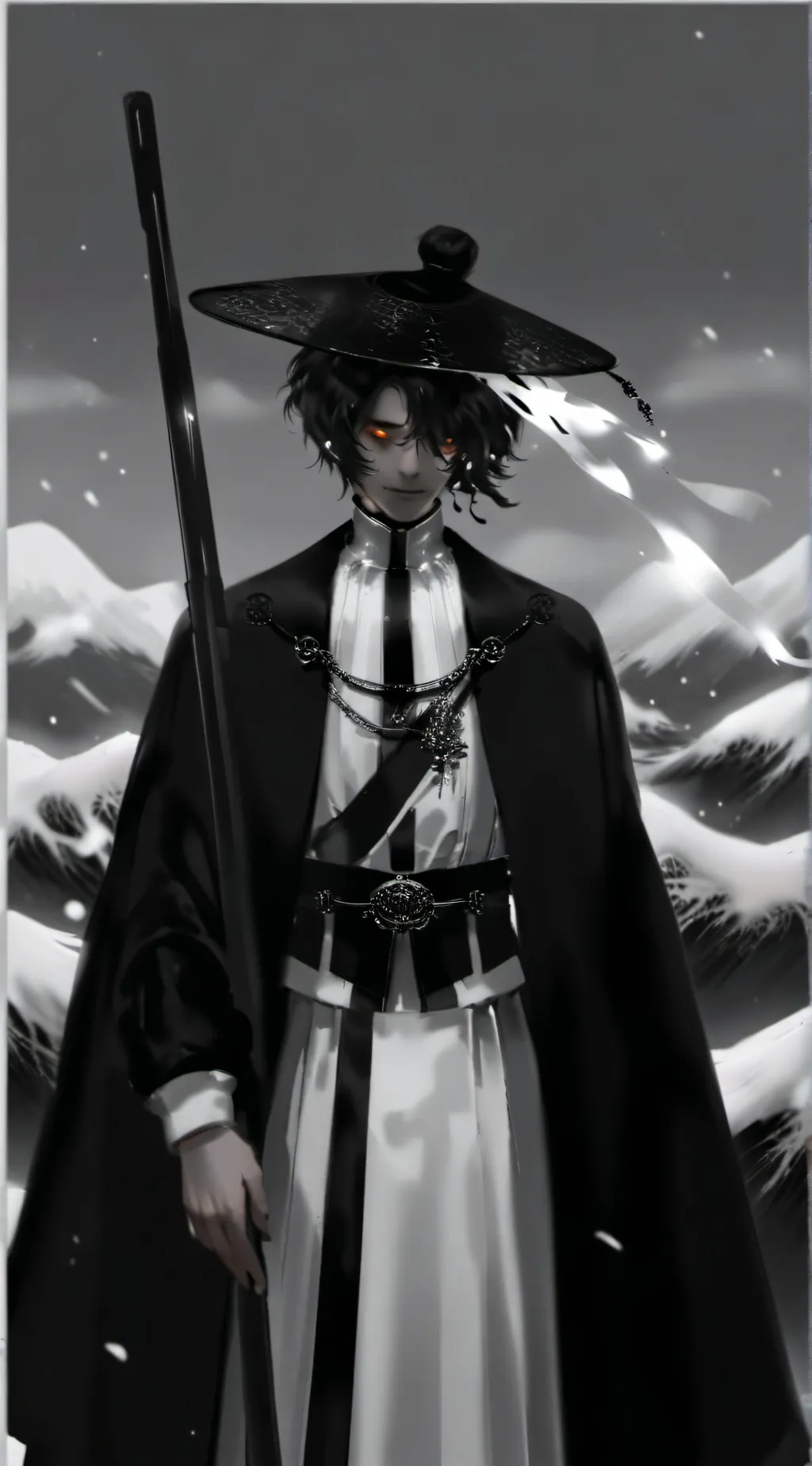 ai character: Tired background