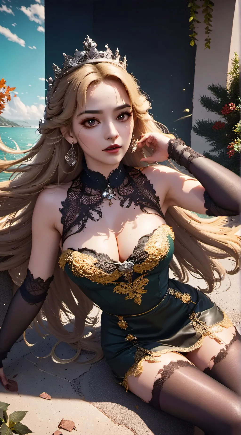 ai character: Amanda  background