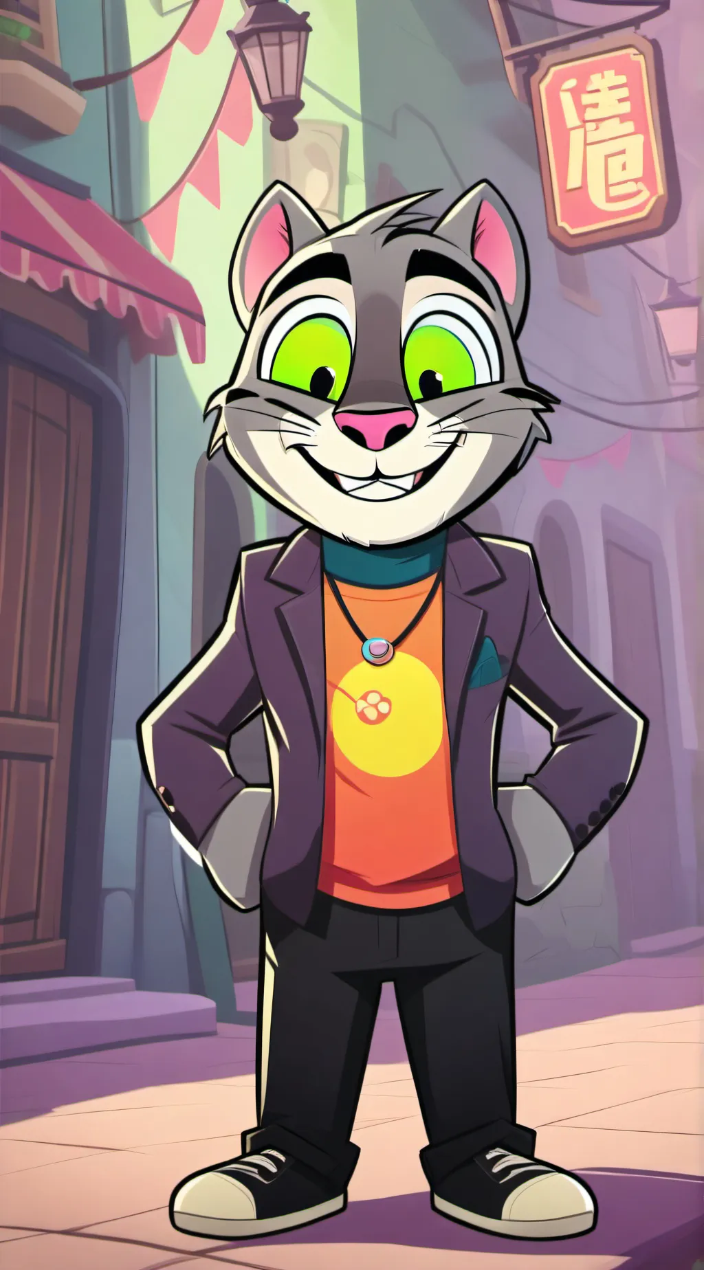 ai character: Boomerang  background