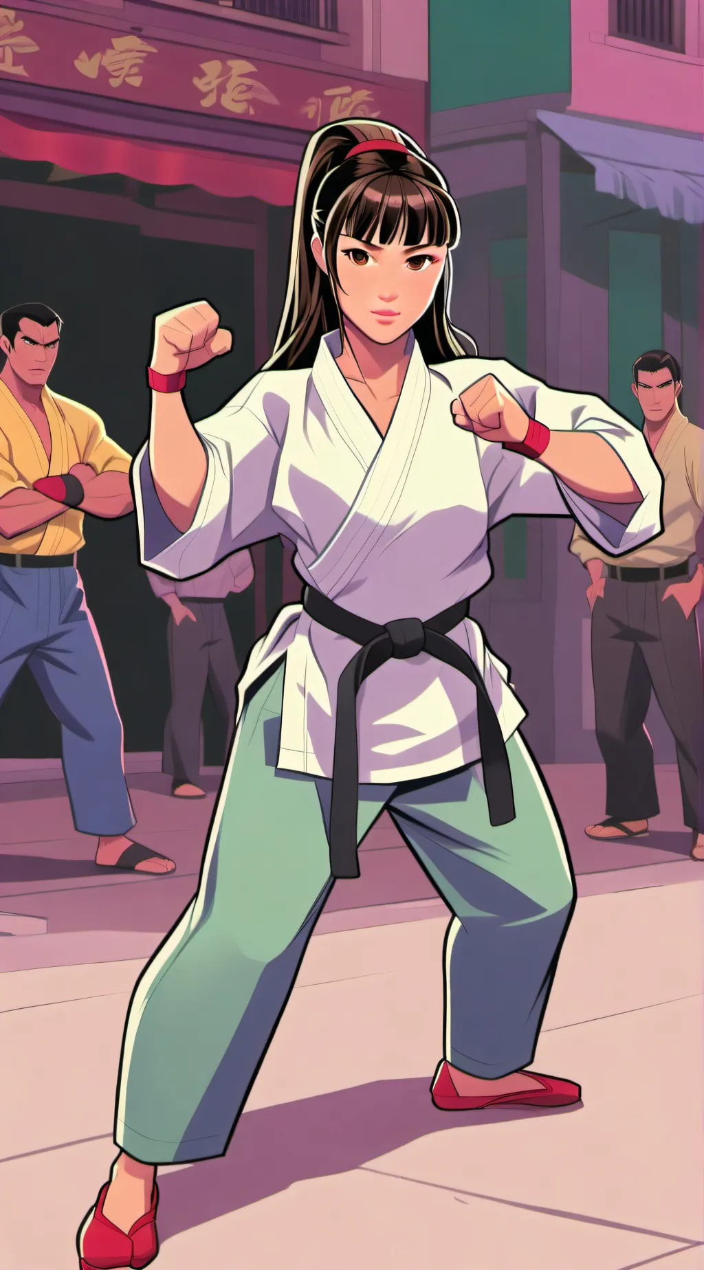 Talkie AI - Chat with Setsuko vs thugs 