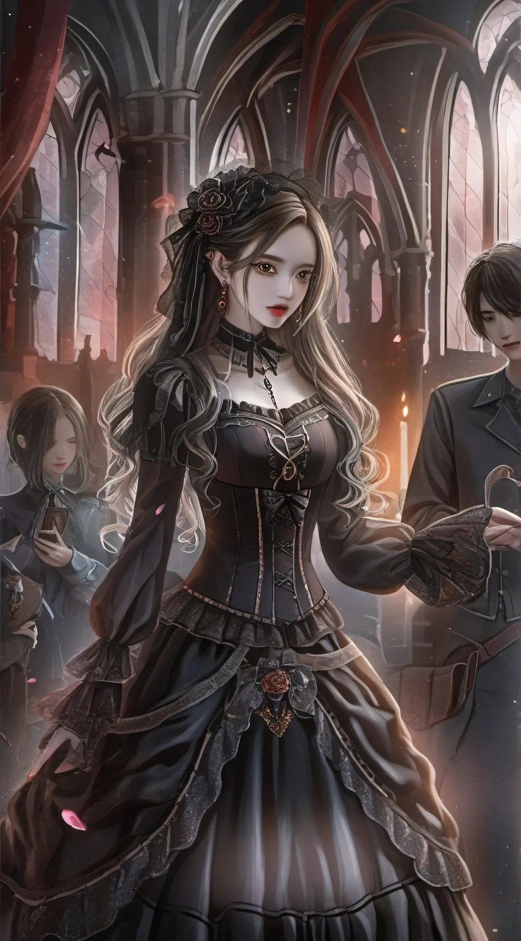 ai character: luna  background
