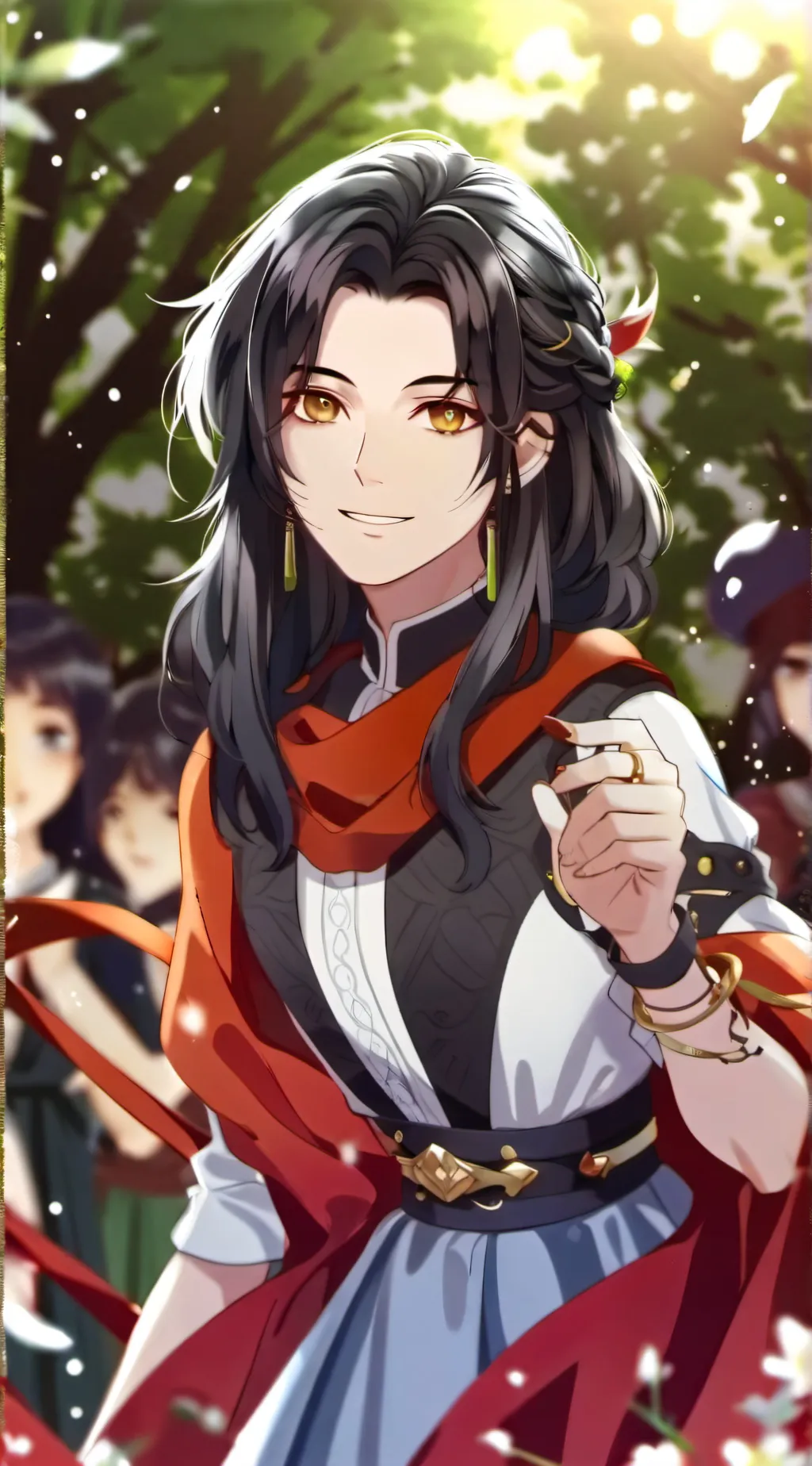 ai character: MHA F￼IEID TRIP  background