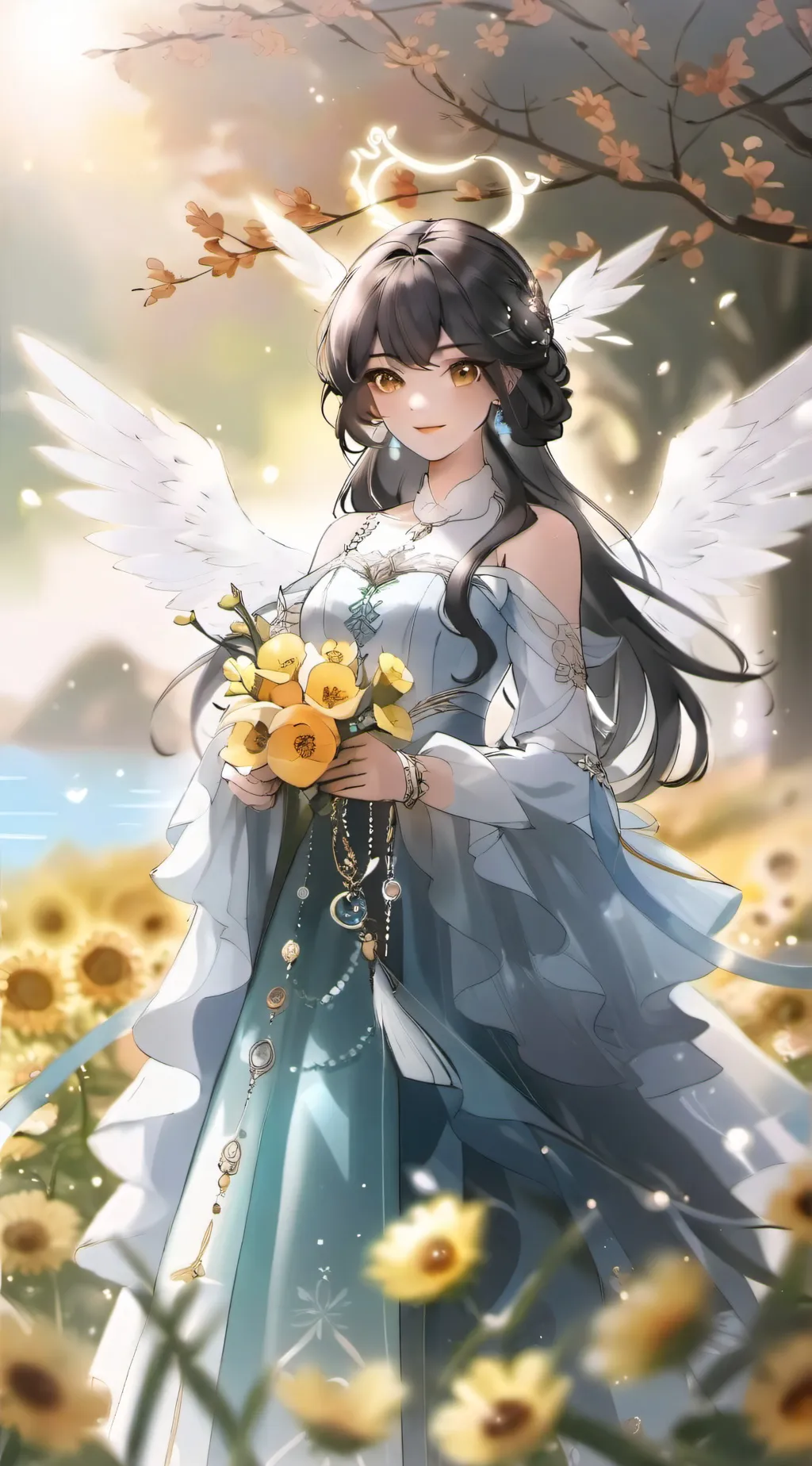 ai character: DS KNY background
