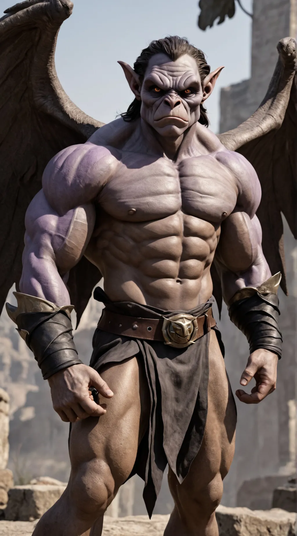 ai character: Goliath  background