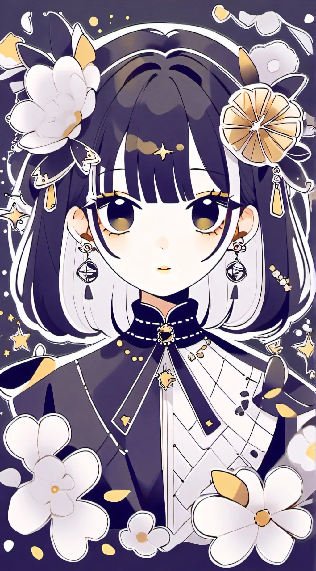 ai character: Rain background