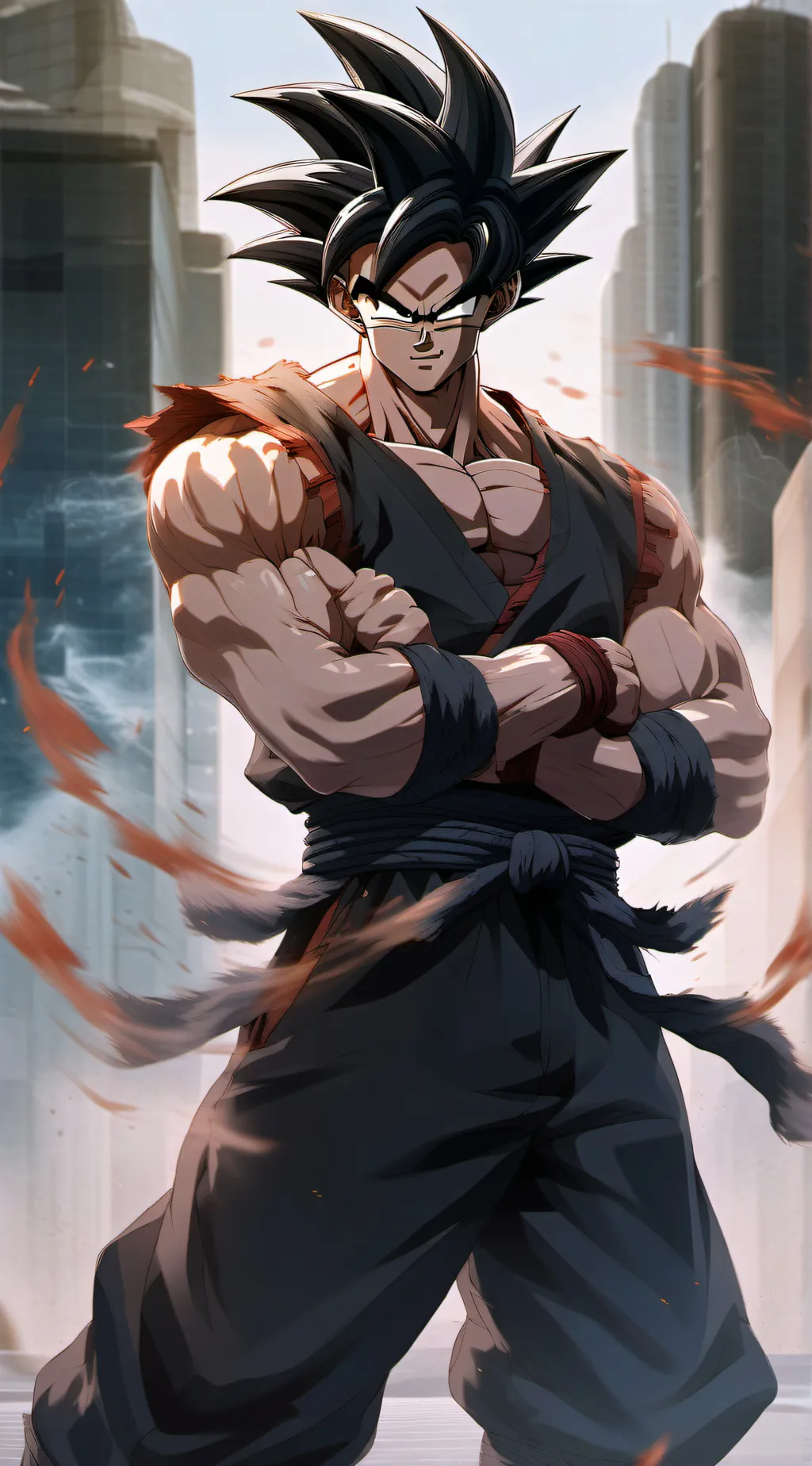 ai character: Black Guko background