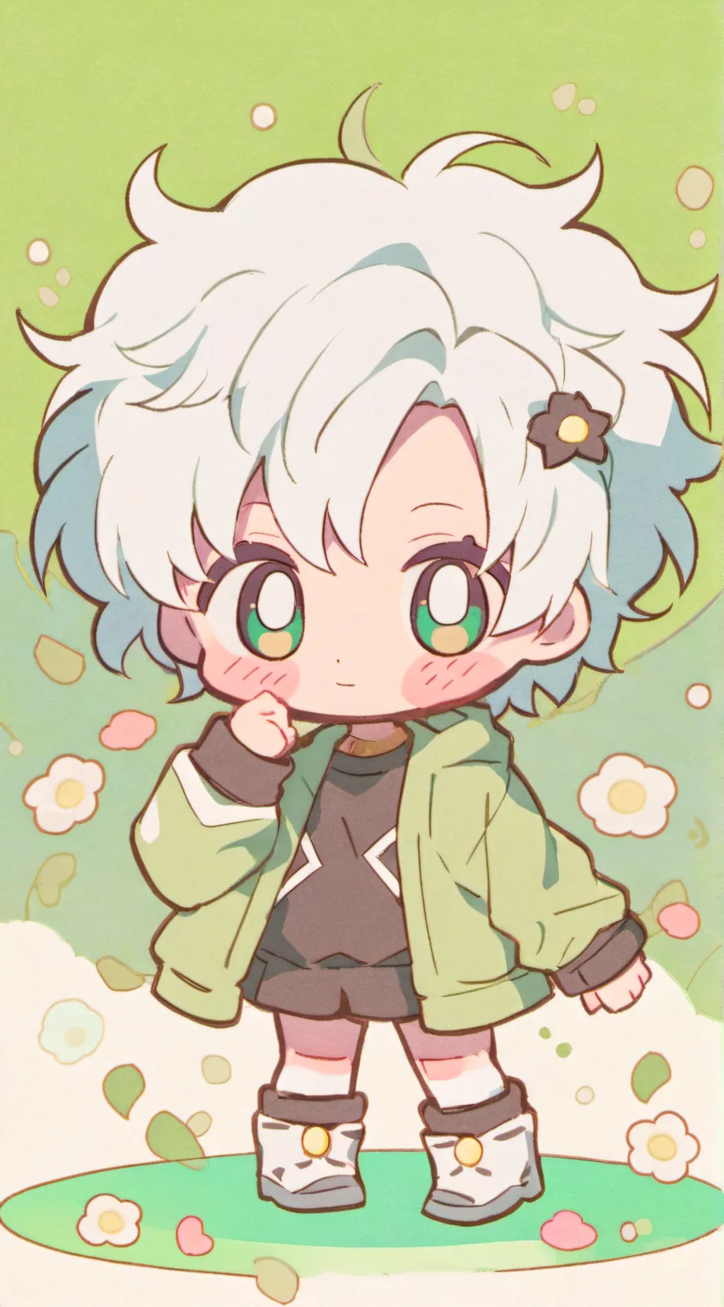 ai character: todoroki  background