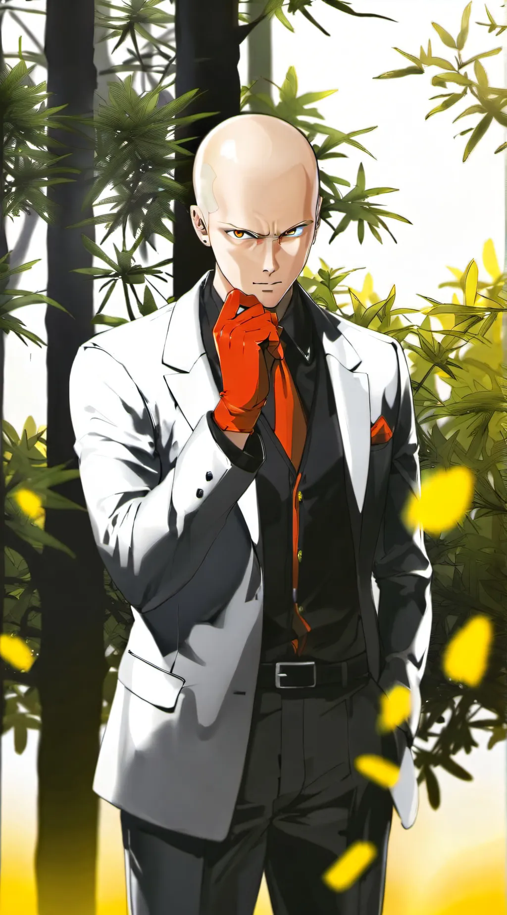 ai character: one punch man background