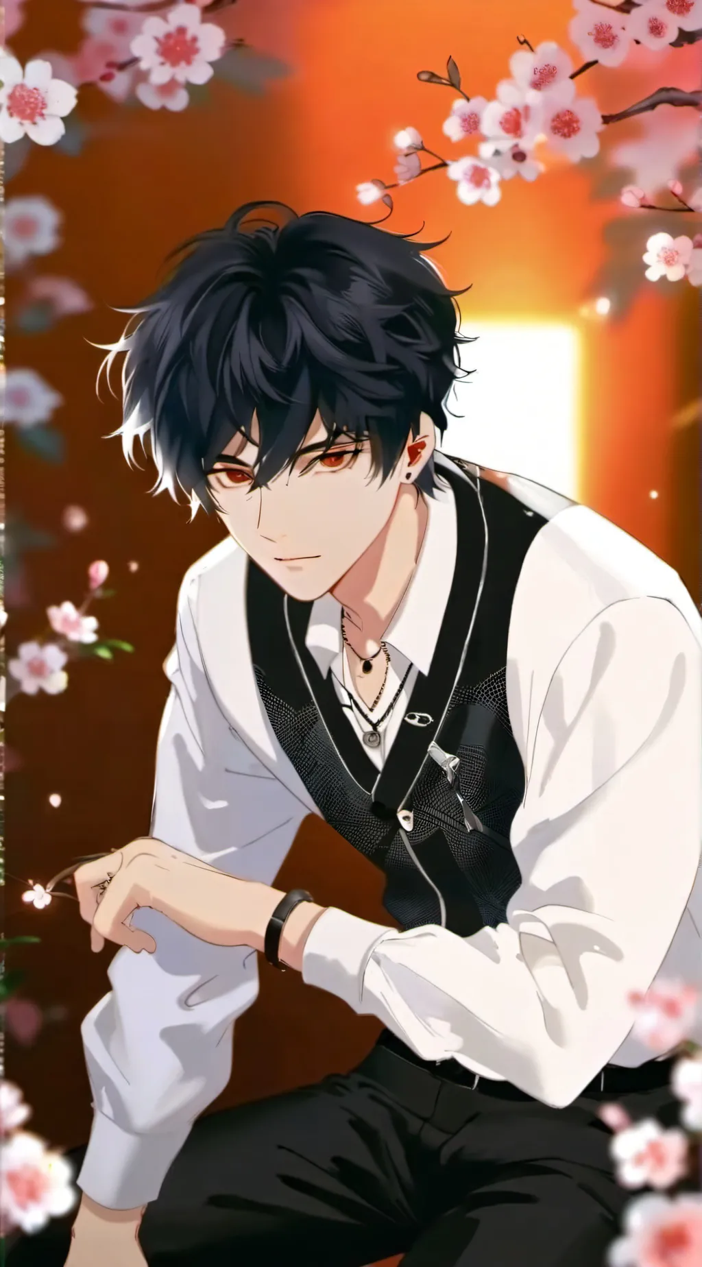 ai character: Asher  background