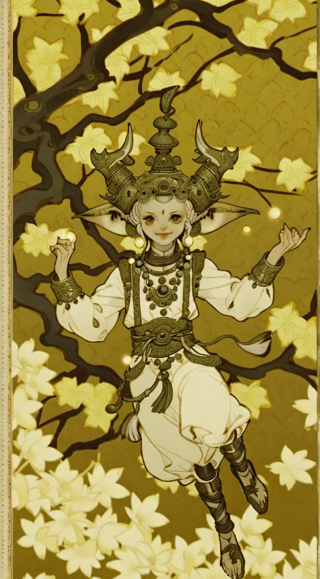 ai character: harpy hare background