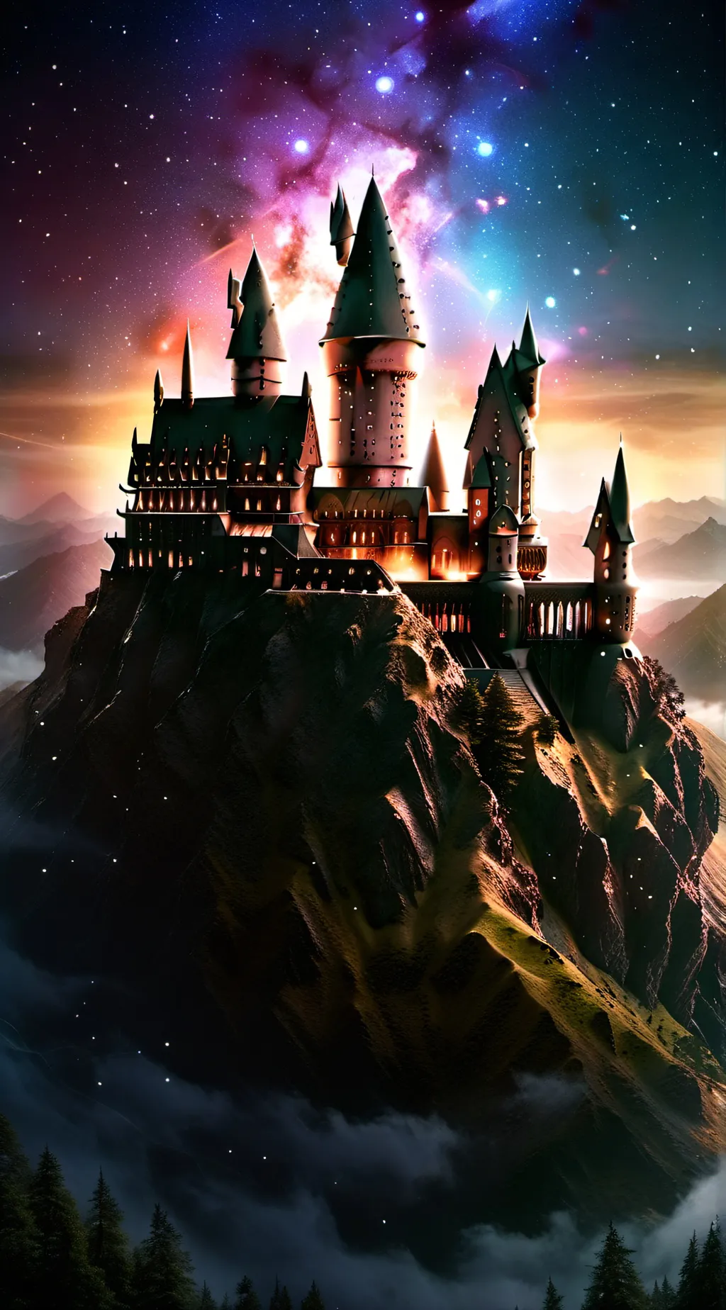 ai character: Hogwarts background