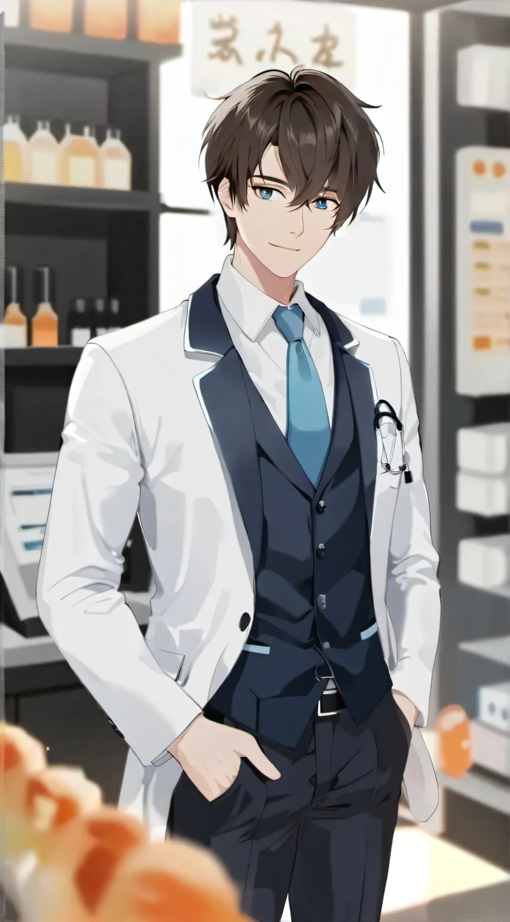 ai character: Dr Lewis background