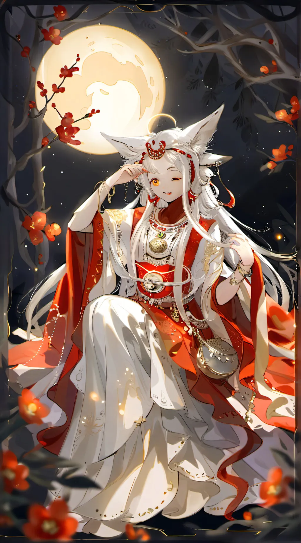 ai character: Upper Moon STORY background