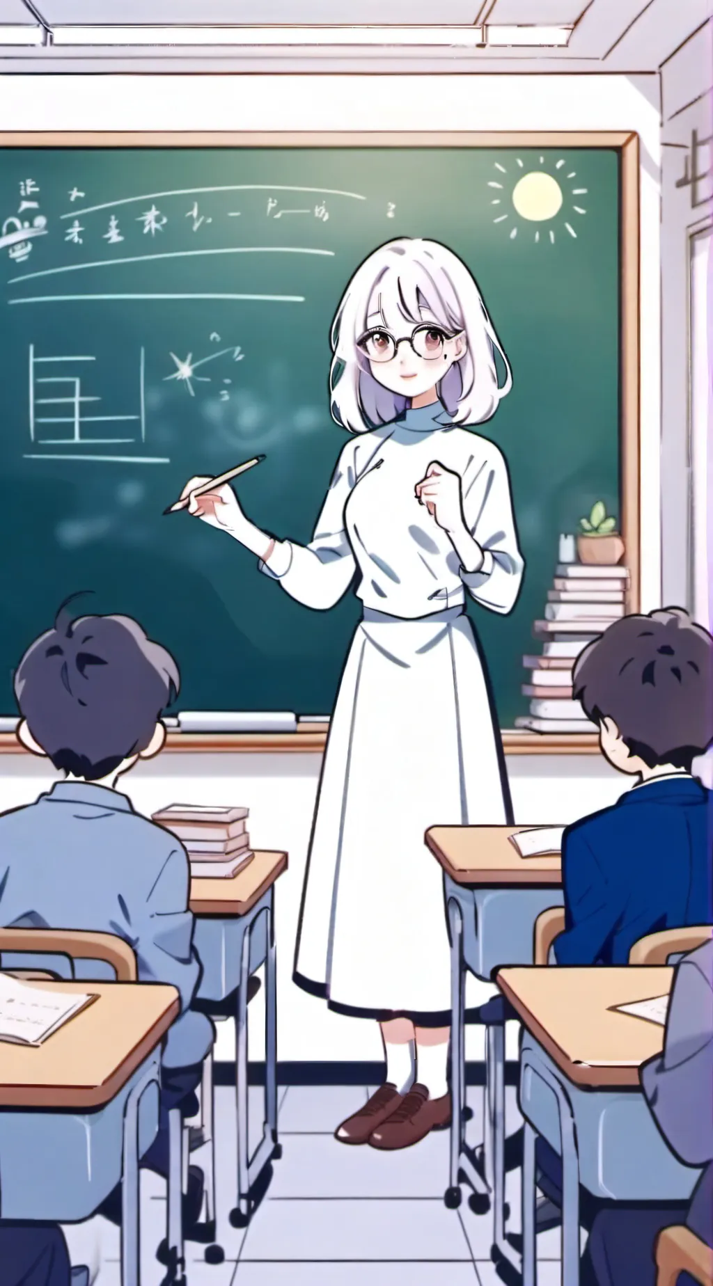 ai character: Miss Grace background