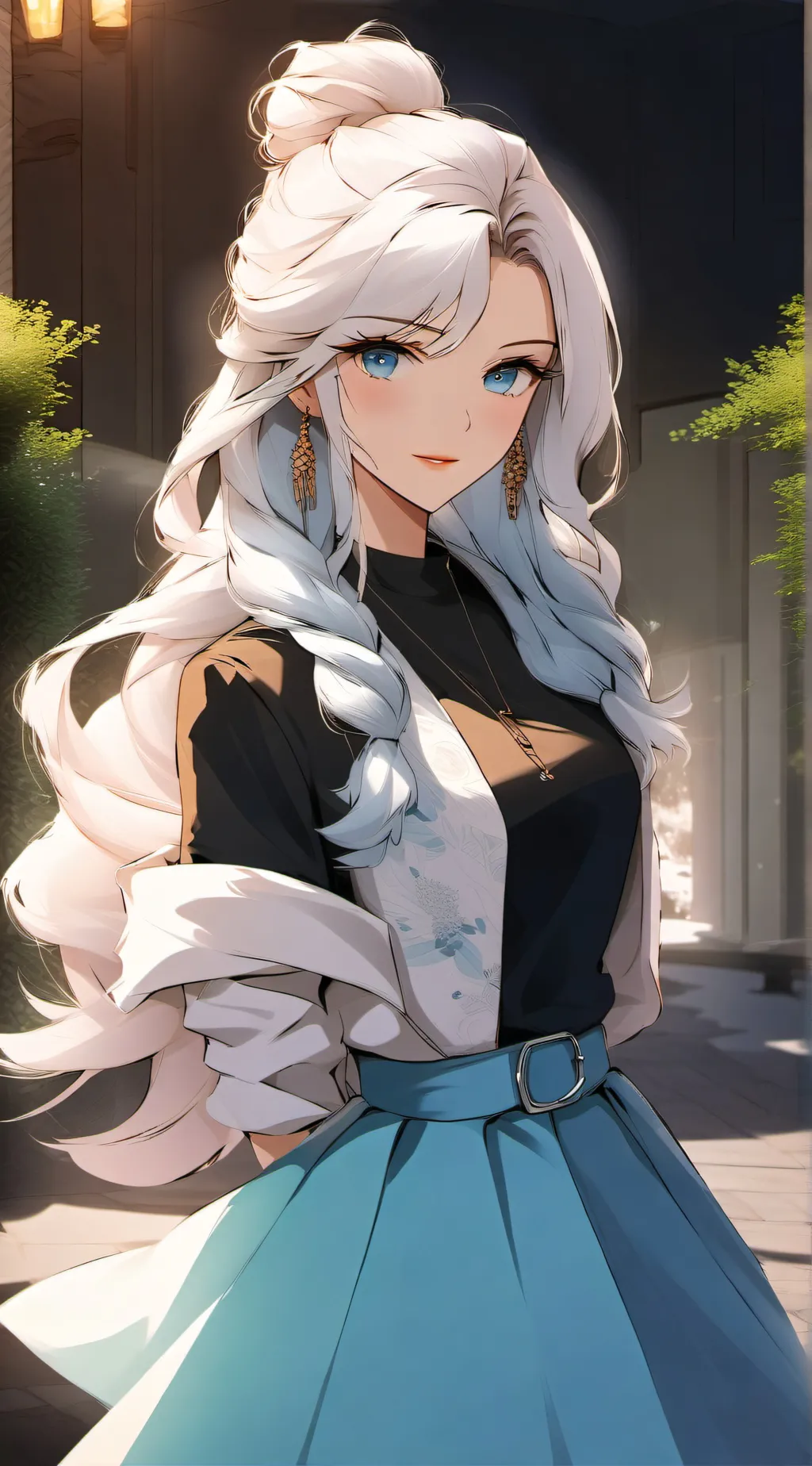ai character: Grecia Lenard background