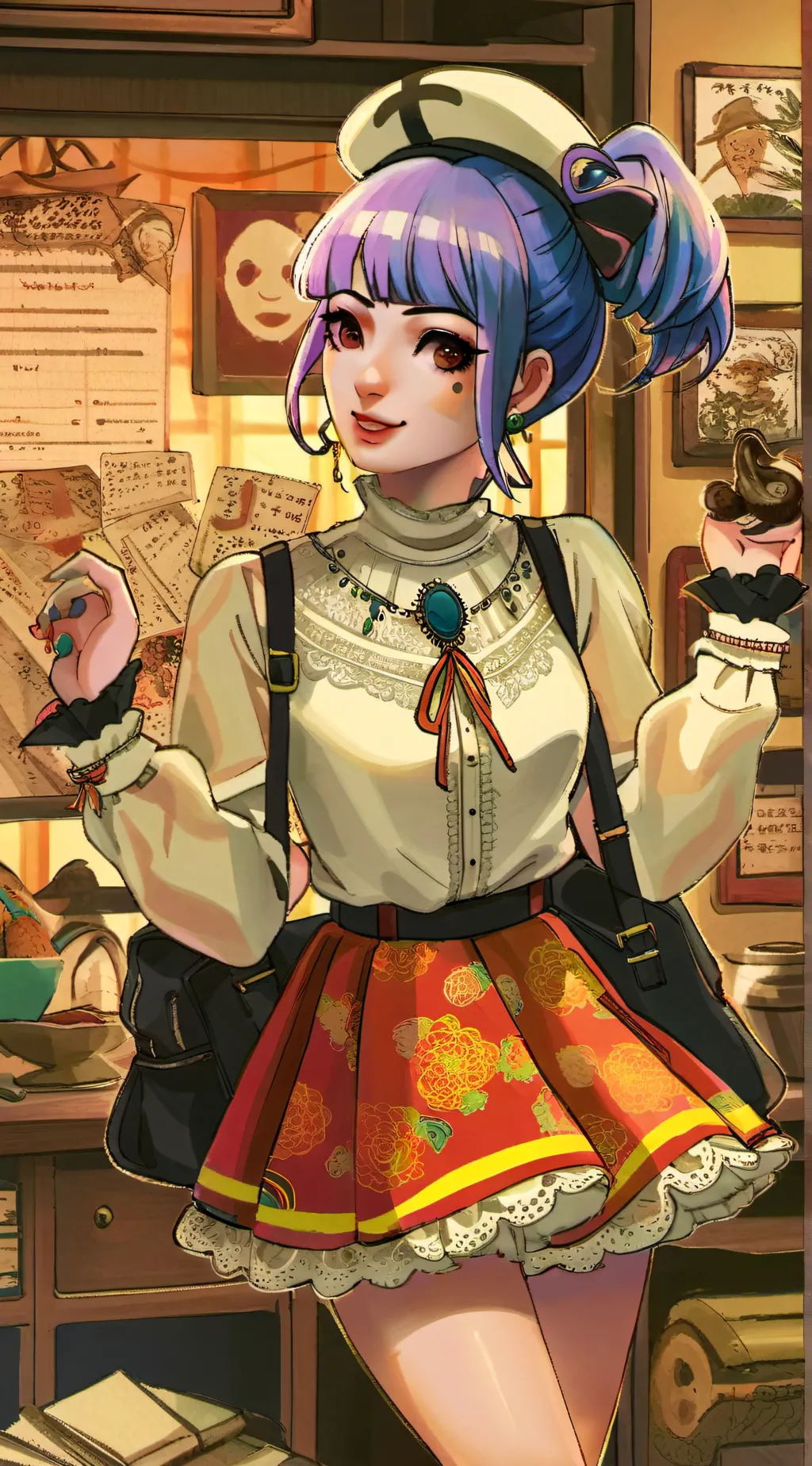 ai character: tracy trouble  background