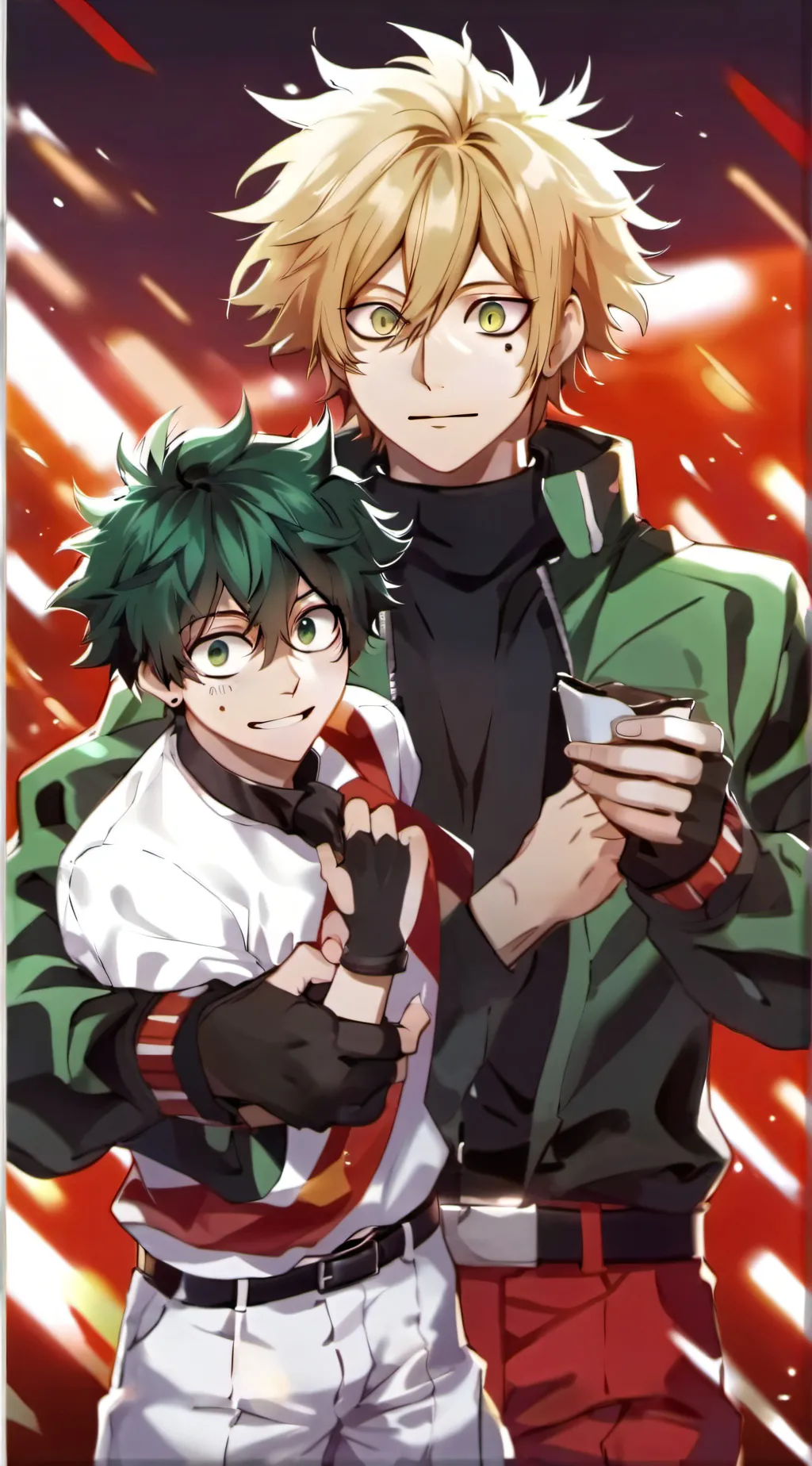ai character: ur gay parents 😘😗 background
