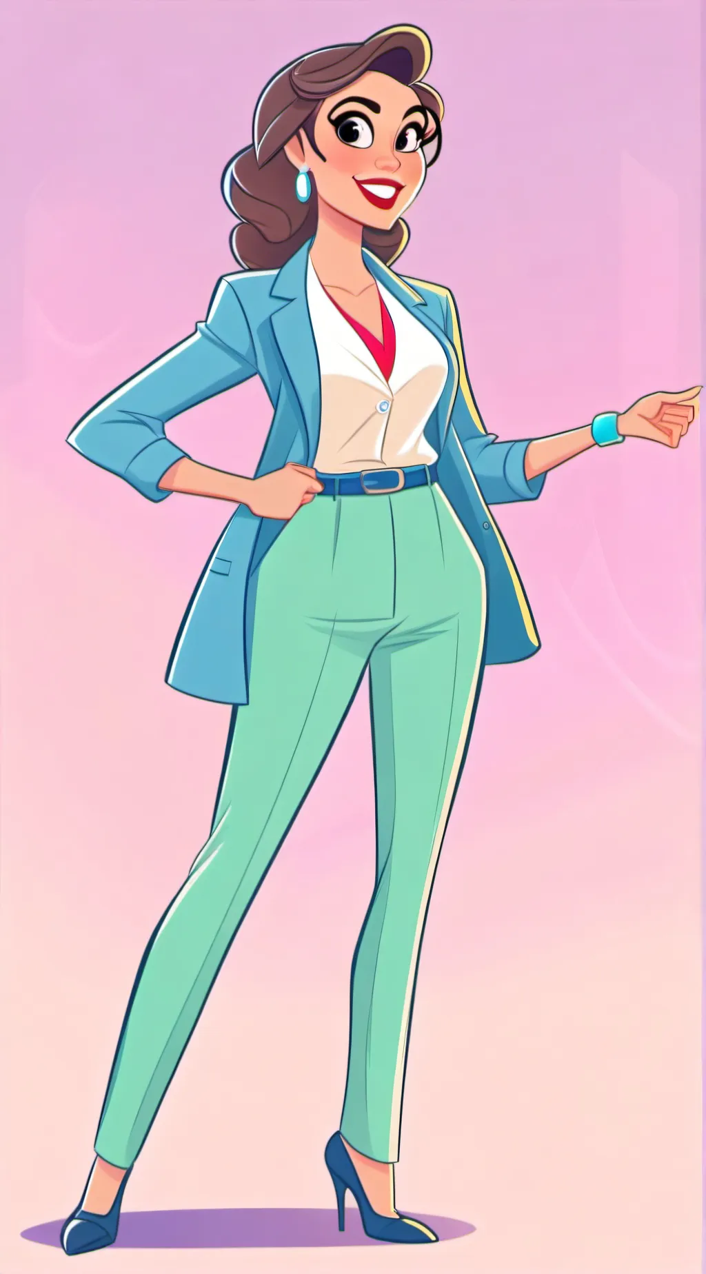ai character: Biz Wiz Coach background