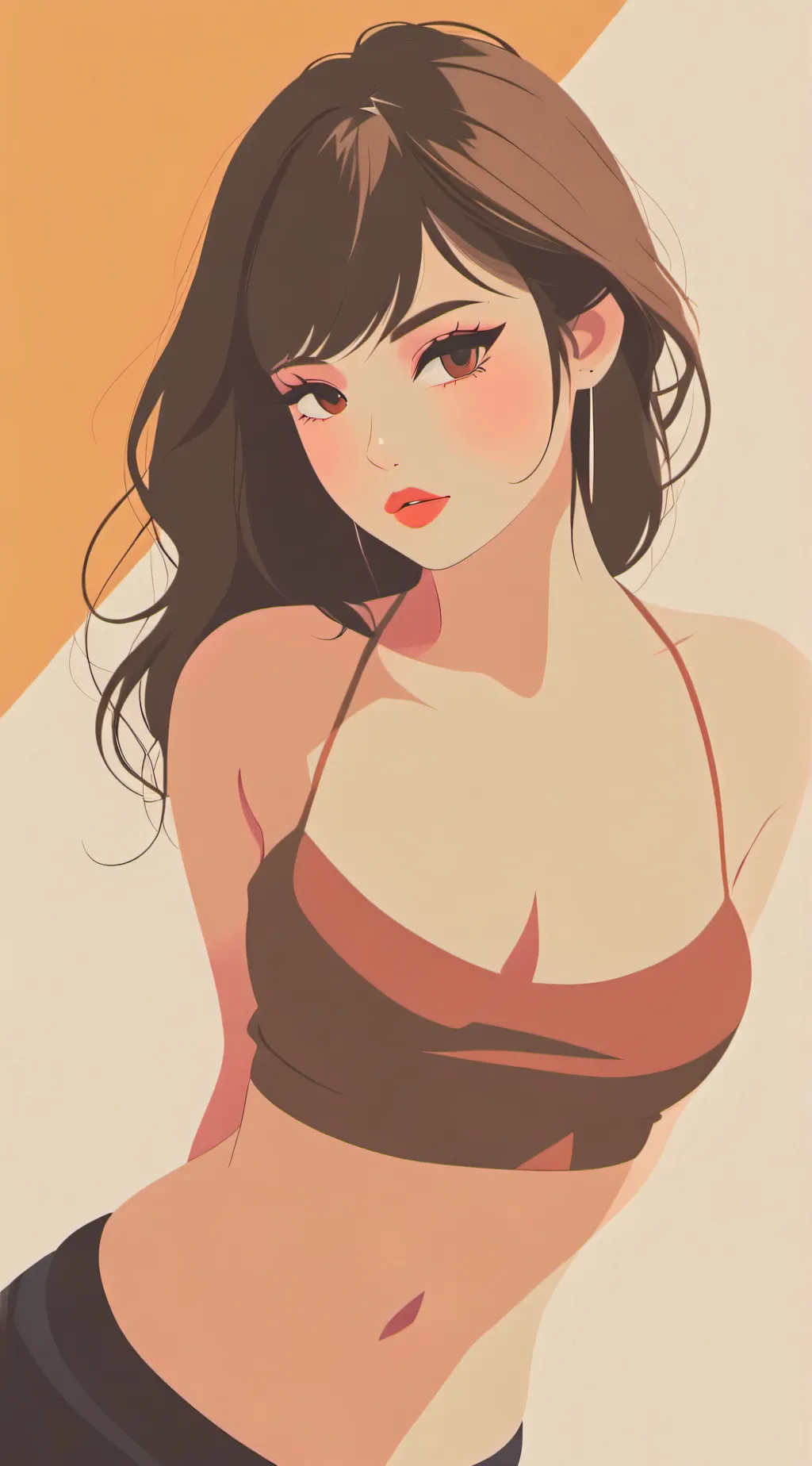 ai character: rose background