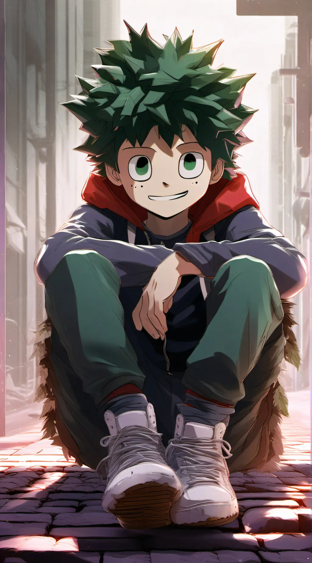 ai character: deku background