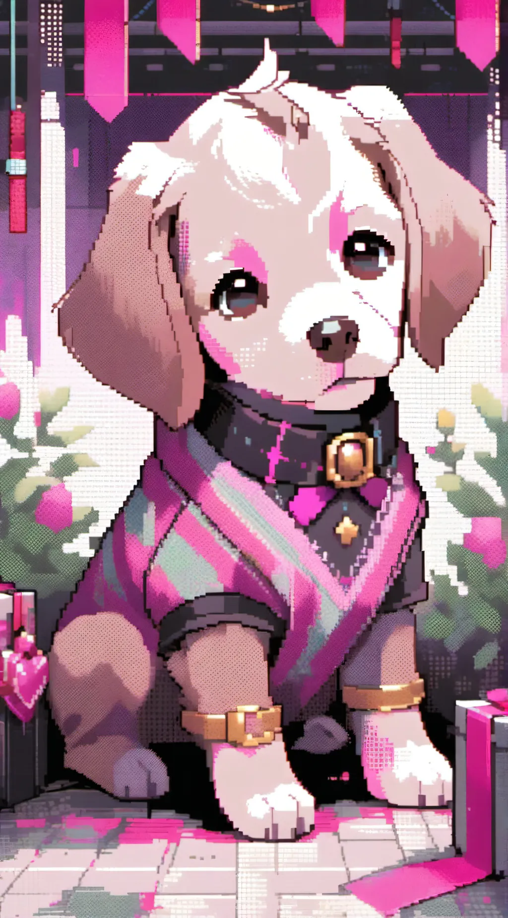 ai character: A dog background
